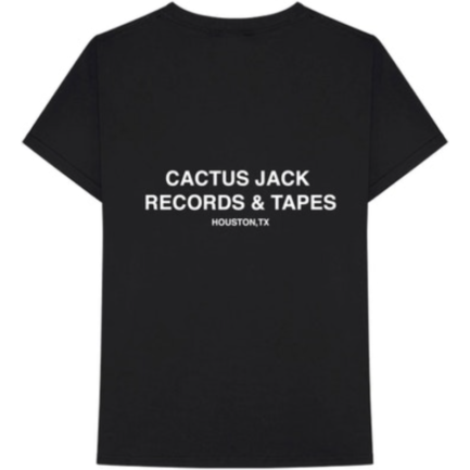 Cactus jack records and tapes Houston tee