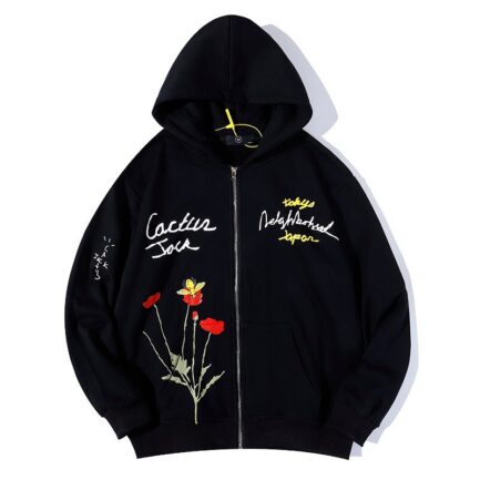 Travis Scott Cactus Jack Neighborhood Zipper Hoodie