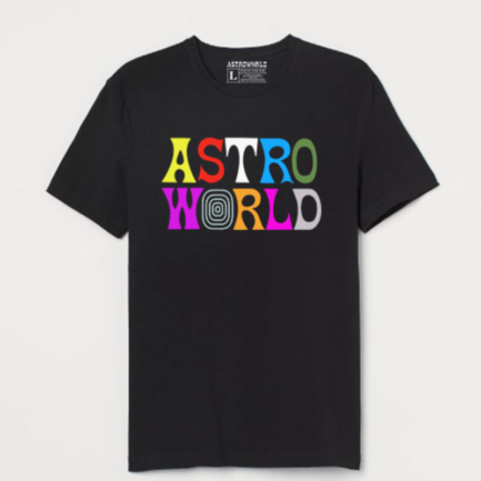 Astro World Colored T Shirt