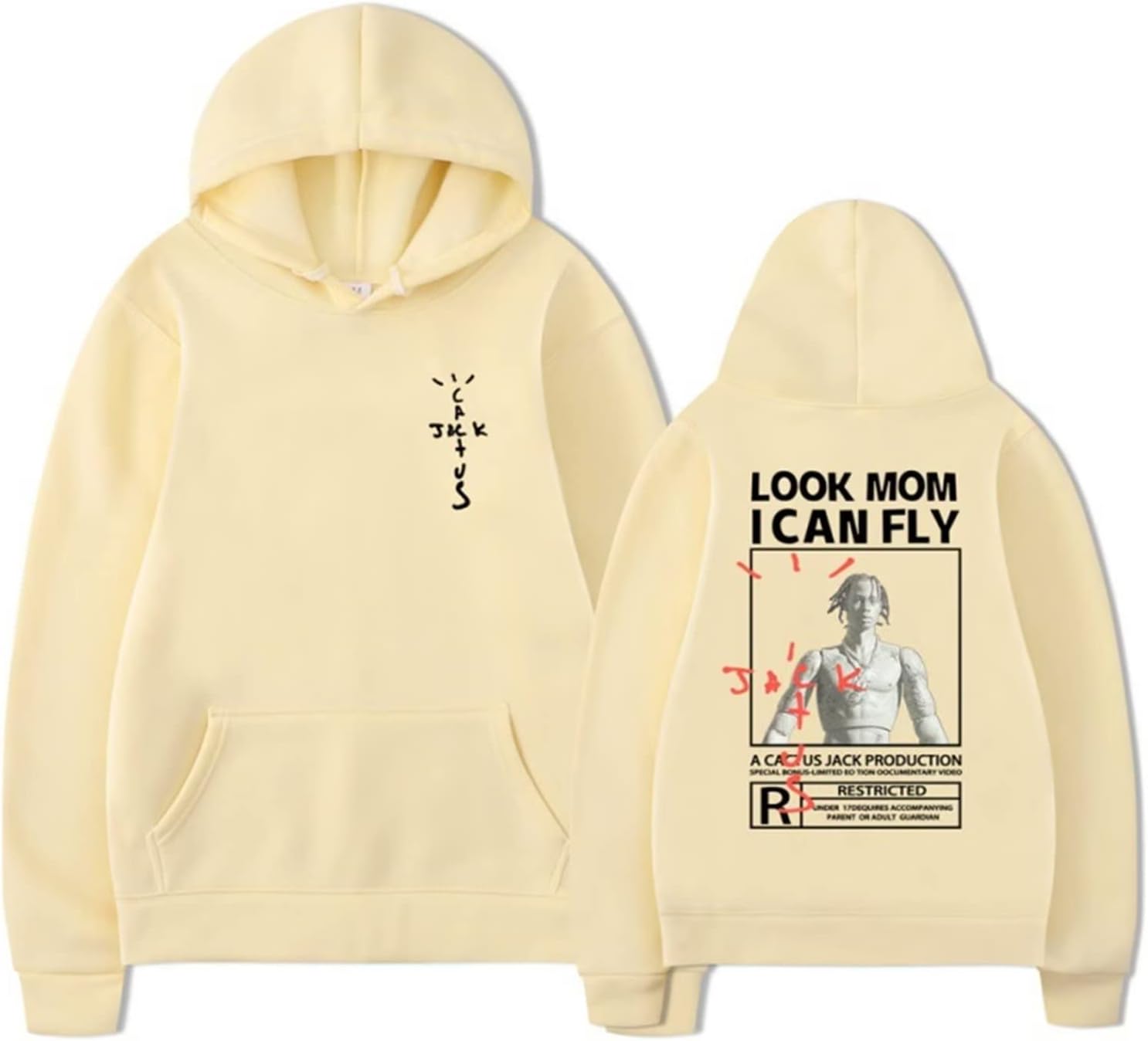 Unique Textures and Fabric Choices in Travis Scott Hoodie
